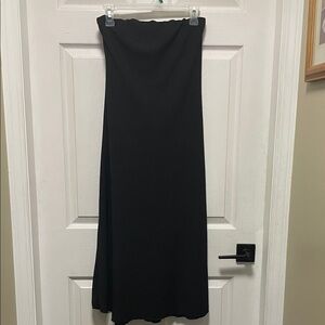 See You Monday | Strapless | Black | Bandeau Slouchy Style Dress |PullOn |Size L